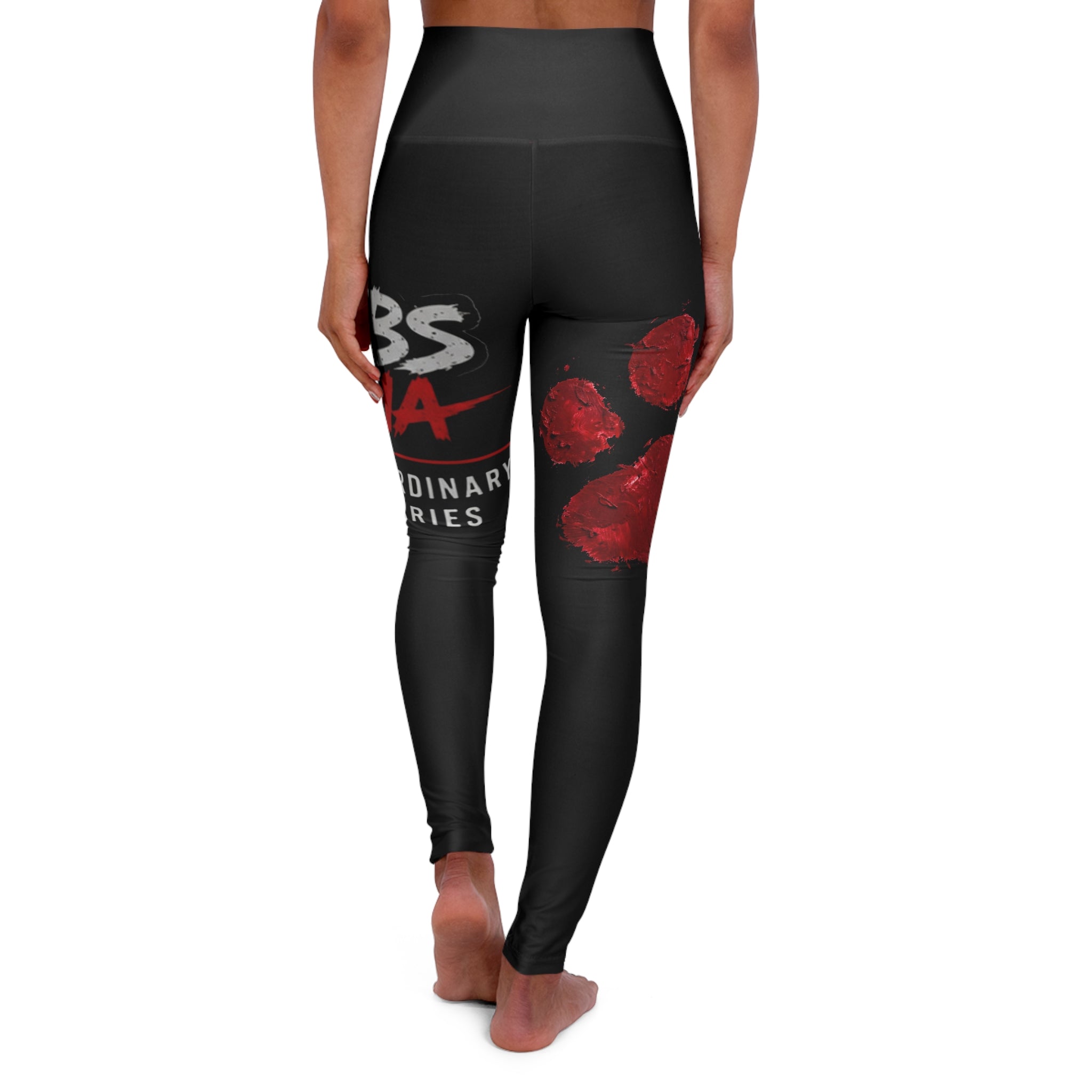 High Waisted Yoga Leggings (AOP)
