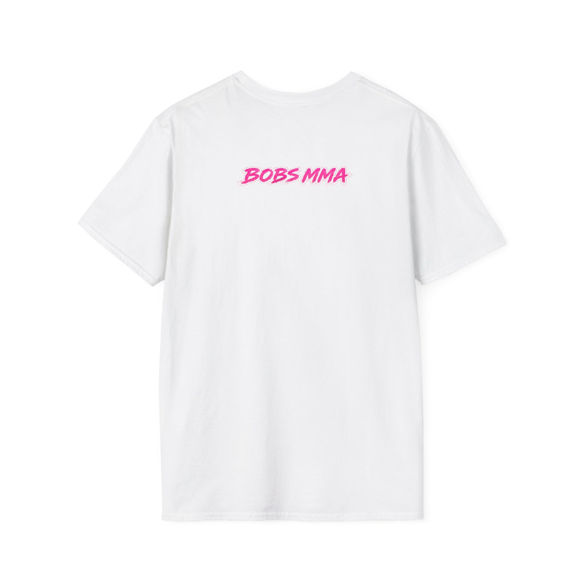 Moms Supporting Martial Arts Messy Bun T-Shirt — Pink Ribbon Awareness Tee